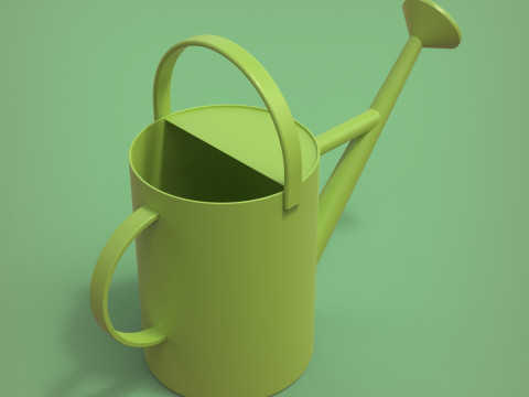 じょうろ 3Dプリントモデル