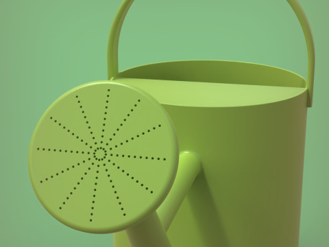 じょうろ 3Dプリントモデル