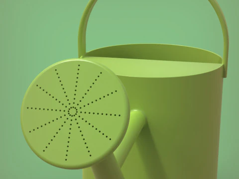 सींचने का कनस्तर 3D प्रिंट मॉडल