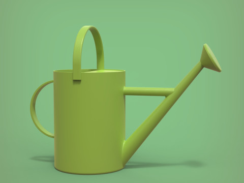 じょうろ 3Dプリントモデル