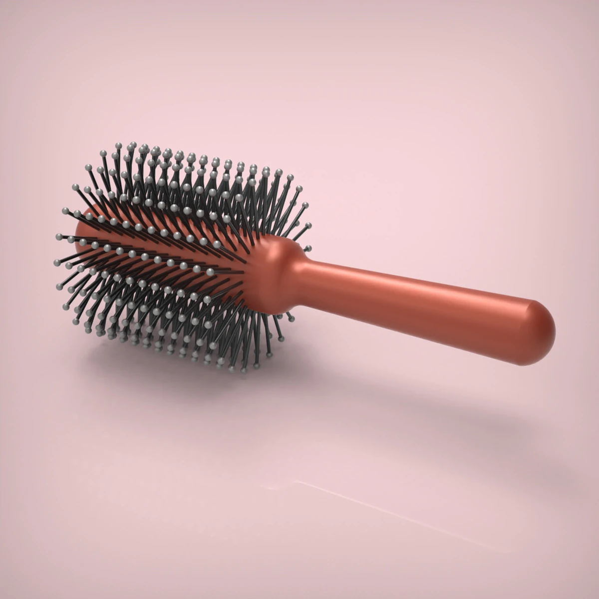 Hair Brush 3D Print Model .c4d .max .obj .3ds .fbx .stl .blend 