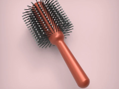 Hair Brush 3D Print Model