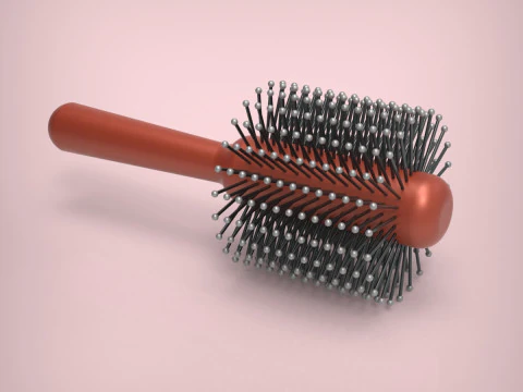 Hair Brush 3D Print Model