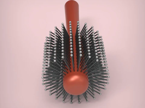 Hair Brush 3D Print Model