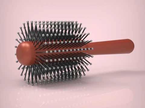Hair Brush 3D Print Model