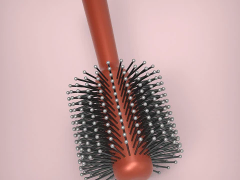 Hair Brush 3D Print Model