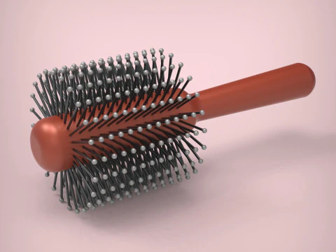 Hair Brush 3D Print Model