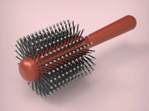 Hair Brush 3D Print Model