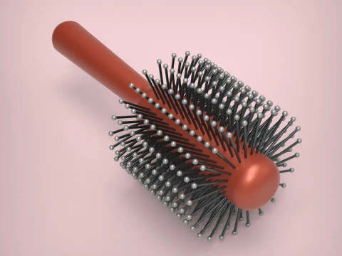 Hair Brush 3D Print Model