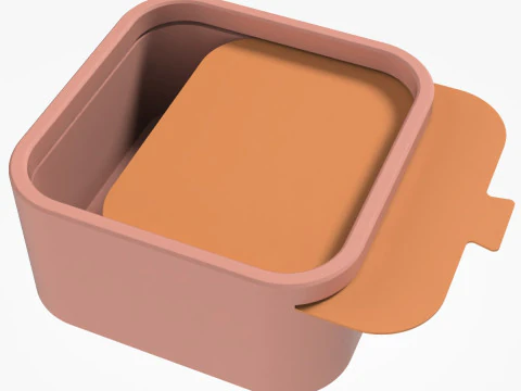 Box with Sliding Lid 3D Print Model