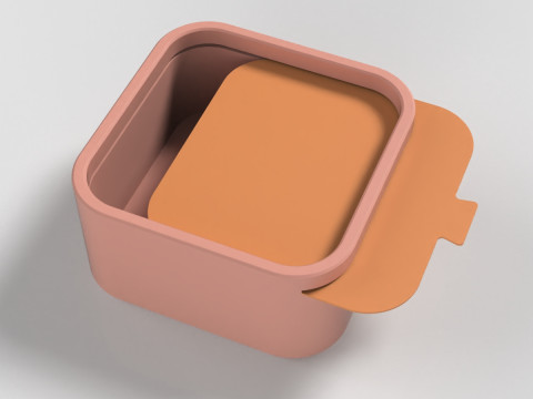 Pudełko z przesuwaną pokrywką Model do druku 3D