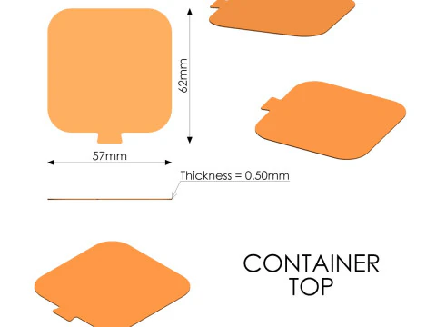 Box with Sliding Lid 3D Print Model