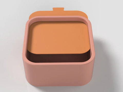 Box with Sliding Lid 3D Print Model