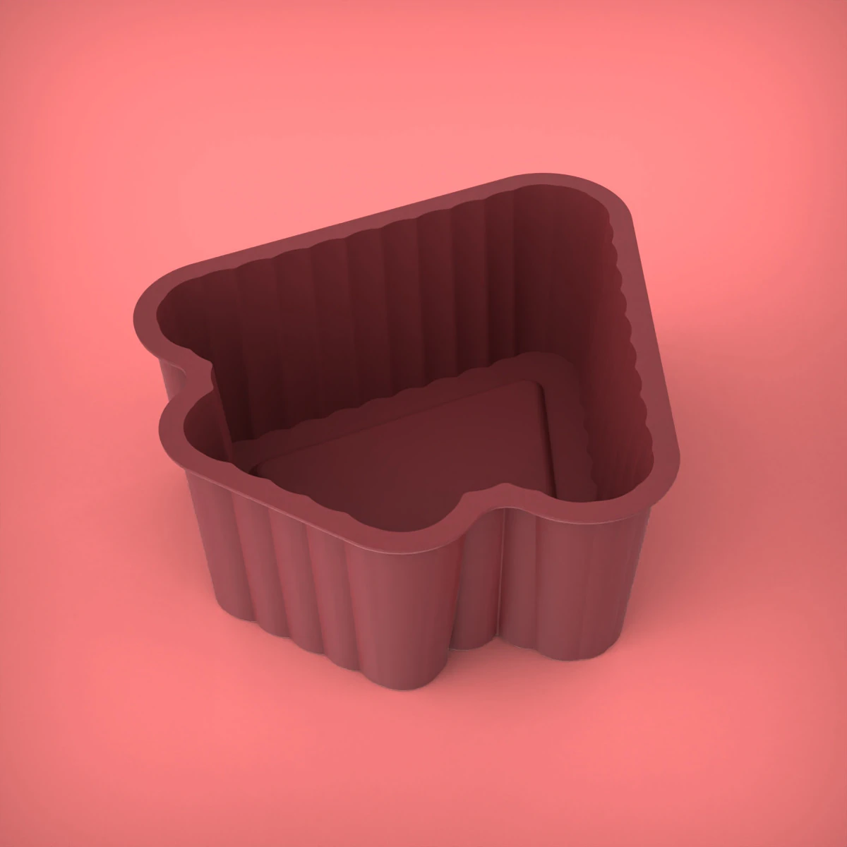 Muffin Cup 3D Print Model .c4d .max .obj .3ds .fbx .stl .blend 