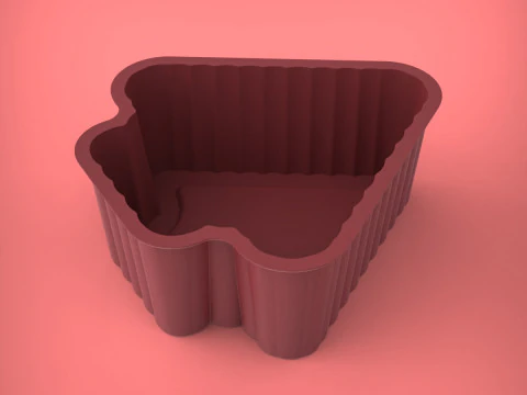 Muffin Cup 3D Print Model