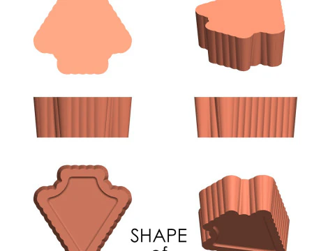 Muffin Cup 3D Print Model