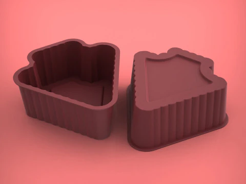Muffin Cup 3D Print Model
