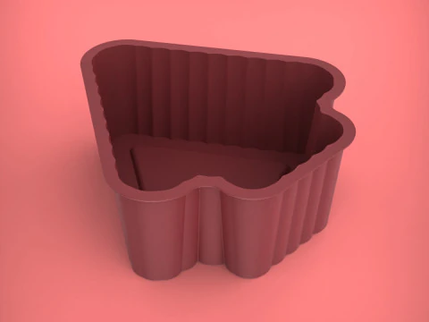 Muffin Cup 3D Print Model