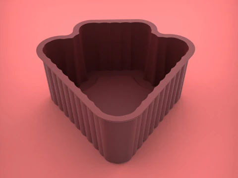 Muffin Cup 3D Print Model