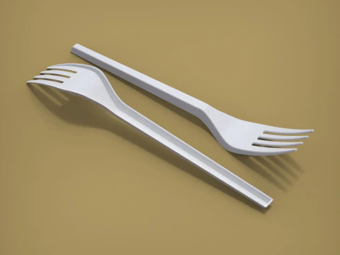 Fork 3D Print Model