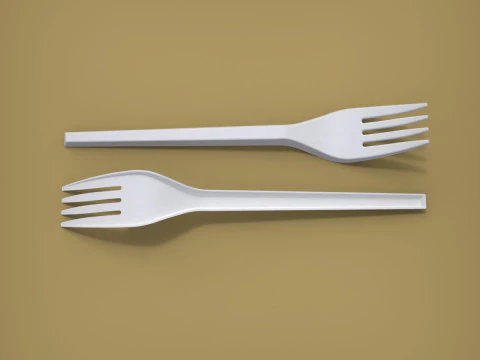 Fork 3D Print Model