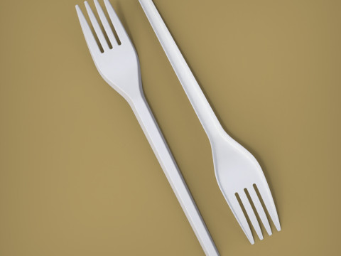 포크 3D 프린트 모델