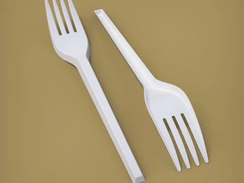 Fork 3D Print Model