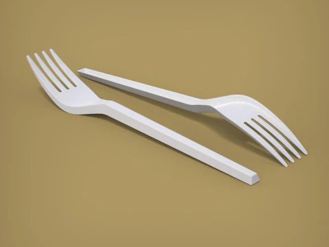 Fork 3D Print Model