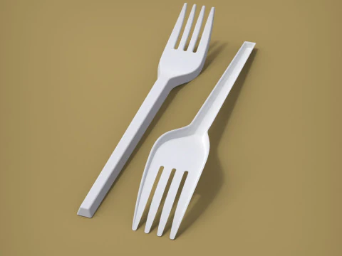 Fork 3D Print Model