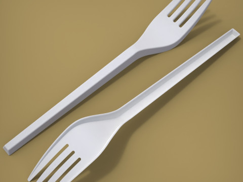 포크 3D 프린트 모델