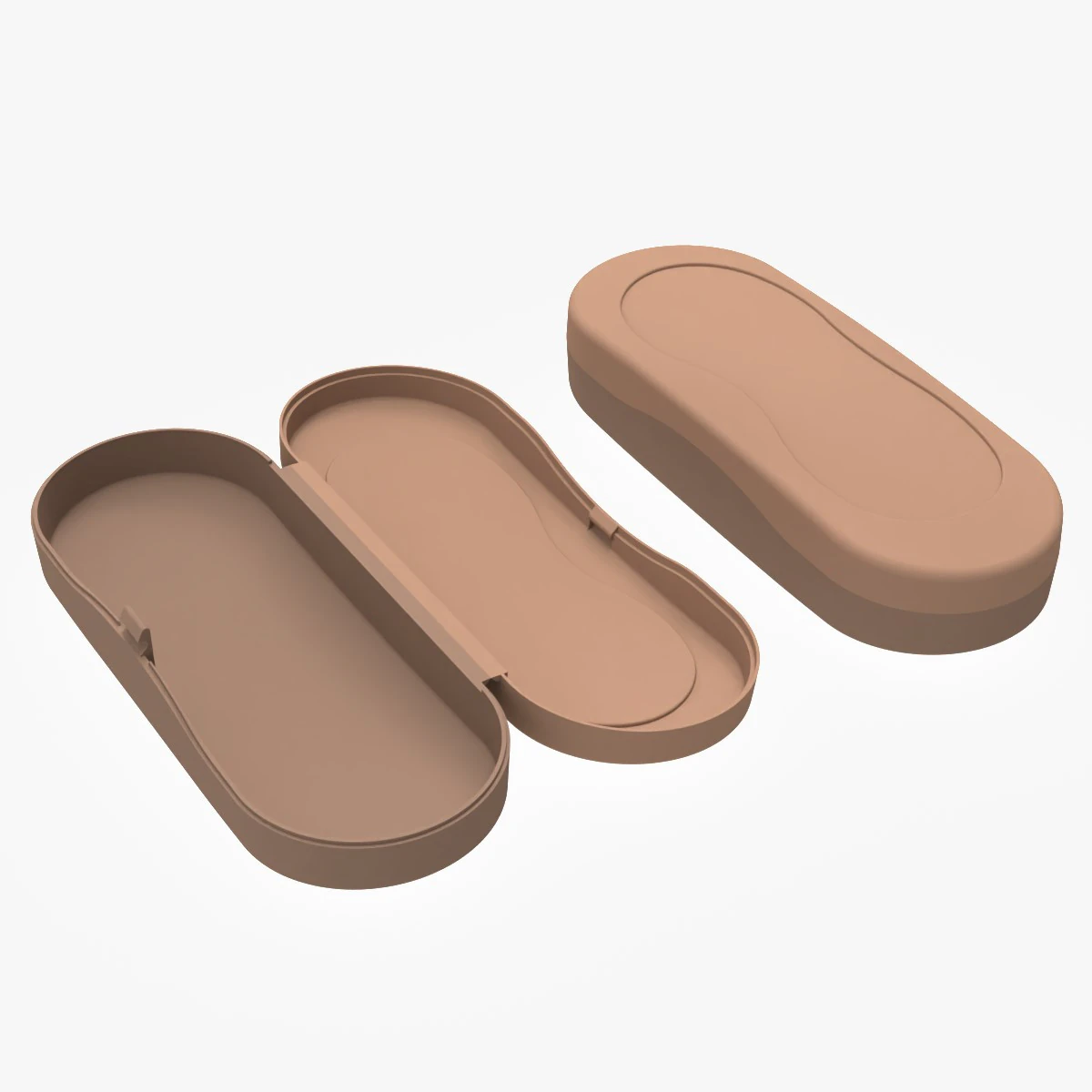Glassses Case 3D Print Model .c4d .max .obj .3ds .fbx .stl .blend 