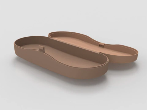 Glassses Case 3D Print Model