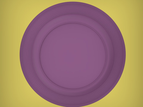 Plate 3D Print Model