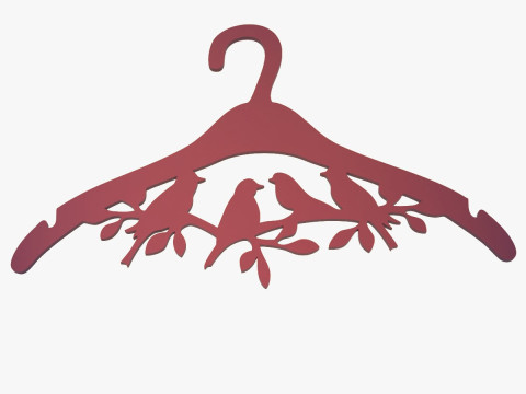 衣架 3D 打印模型