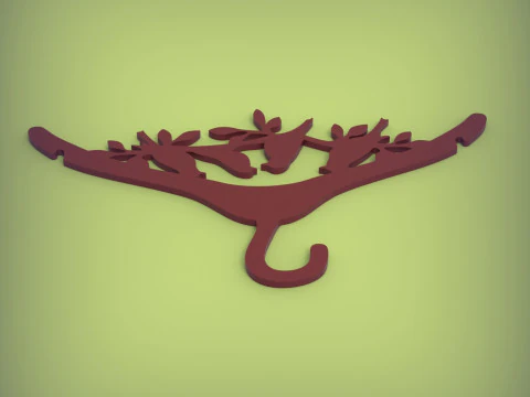Gantungan Kain Model Cetak 3D