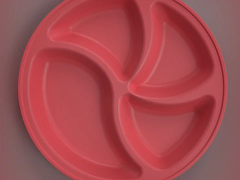 Partition Plate 3D Print Model