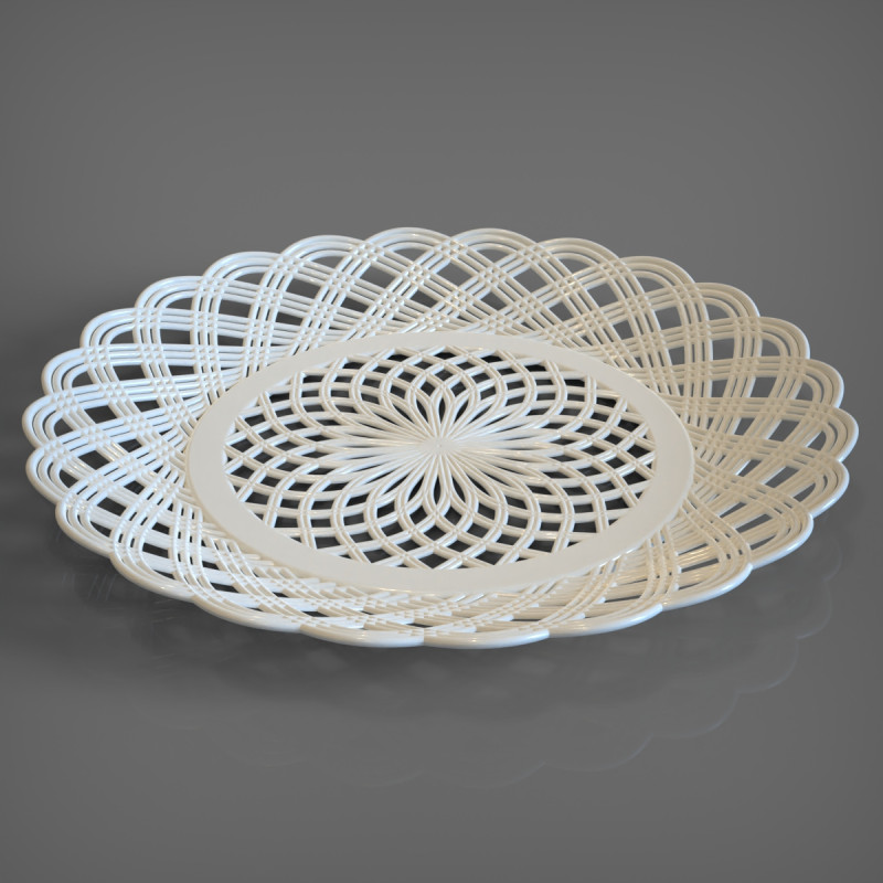 装饰板 3D 打印模型 .c4d .max .obj .3ds .fbx .stl .blend 