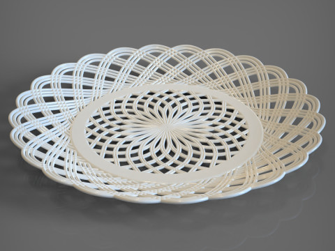 Plato decorativo Modelo de impresión 3D