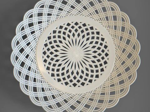 Plato decorativo Modelo de impresión 3D