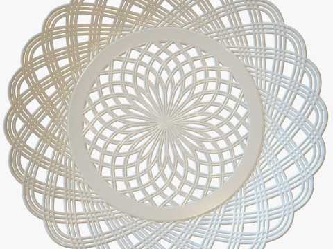 装饰板 3D 打印模型