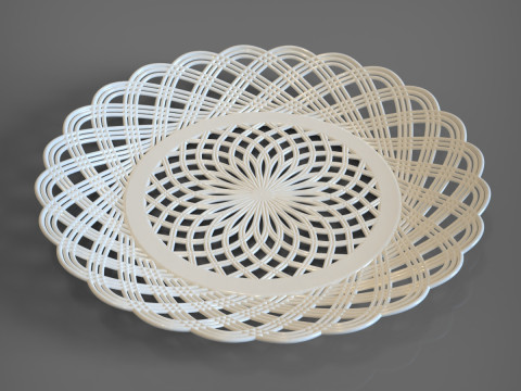 装饰板 3D 打印模型