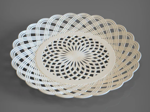 Plato decorativo Modelo de impresión 3D