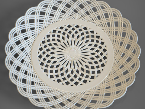 装饰板 3D 打印模型