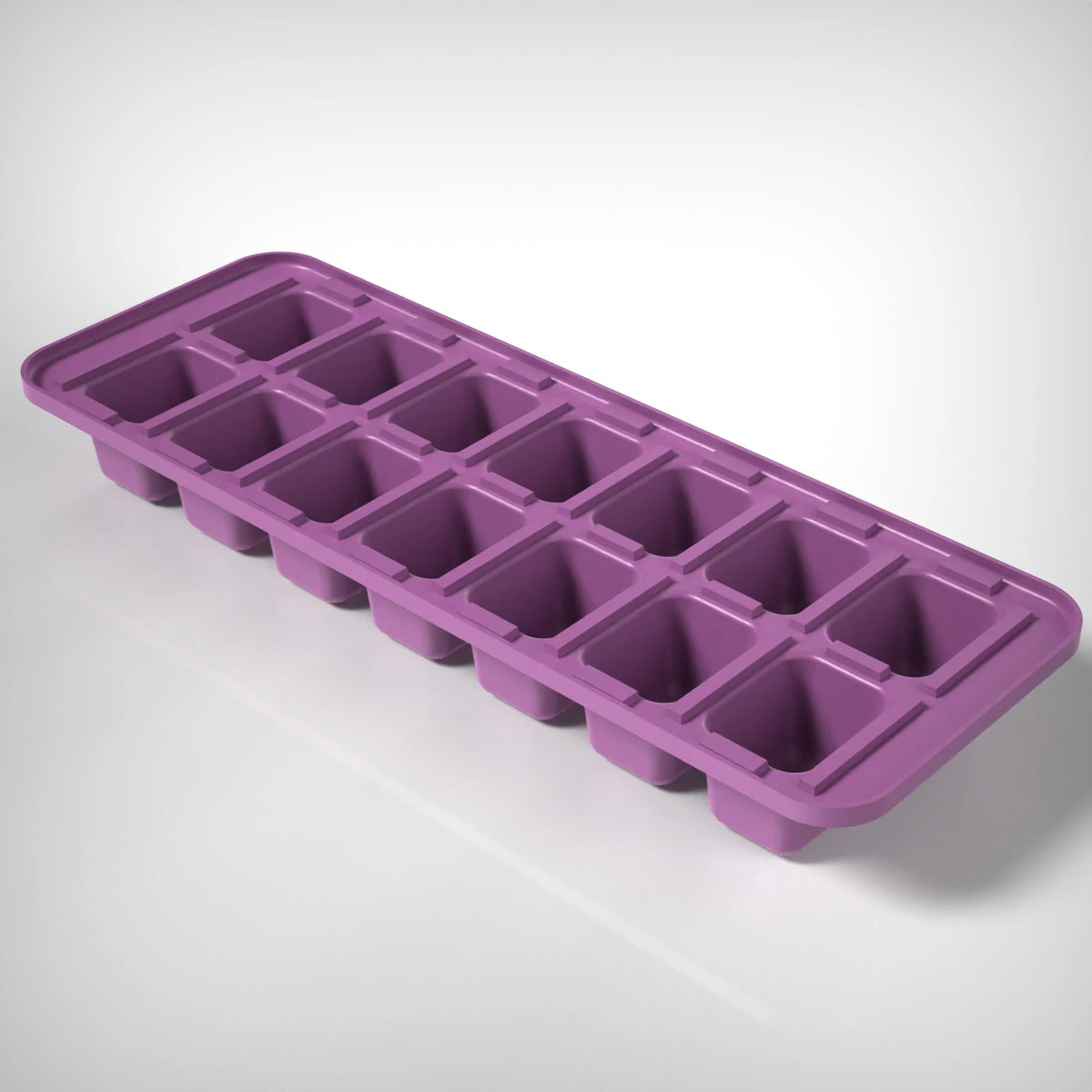 Vassoio per cubetti di ghiaccio Modello di stampa 3D .c4d .max .obj .3ds .fbx .stl .blend 