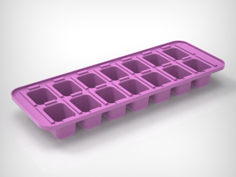 冰块托盘 3D 打印模型