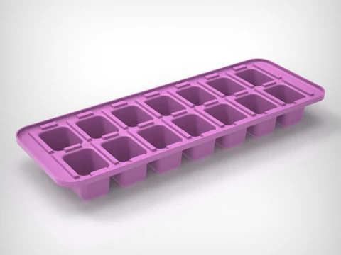 Vassoio per cubetti di ghiaccio Modello di stampa 3D
