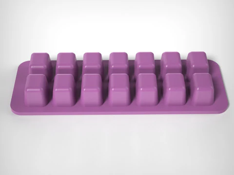 Vassoio per cubetti di ghiaccio Modello di stampa 3D