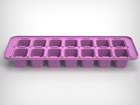 冰块托盘 3D 打印模型