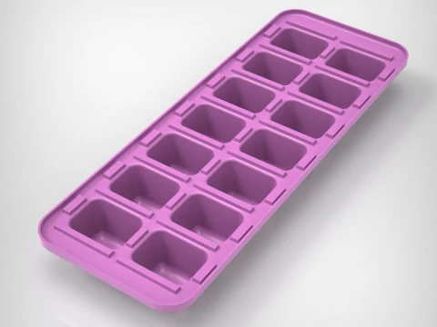 Vassoio per cubetti di ghiaccio Modello di stampa 3D
