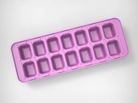 Vassoio per cubetti di ghiaccio Modello di stampa 3D